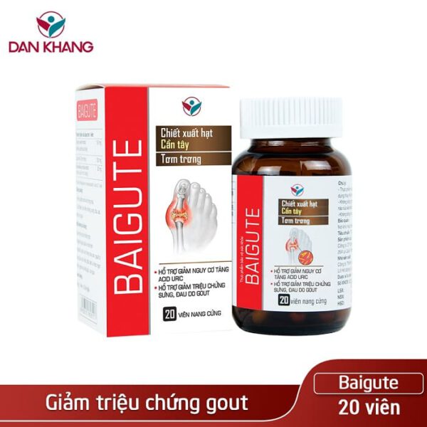Baigute hỗ trợ giảm các triệu chứng của bệnh gout