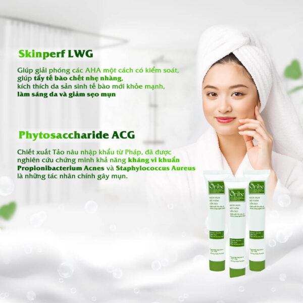 Thành phần kem trị mụn Oribe