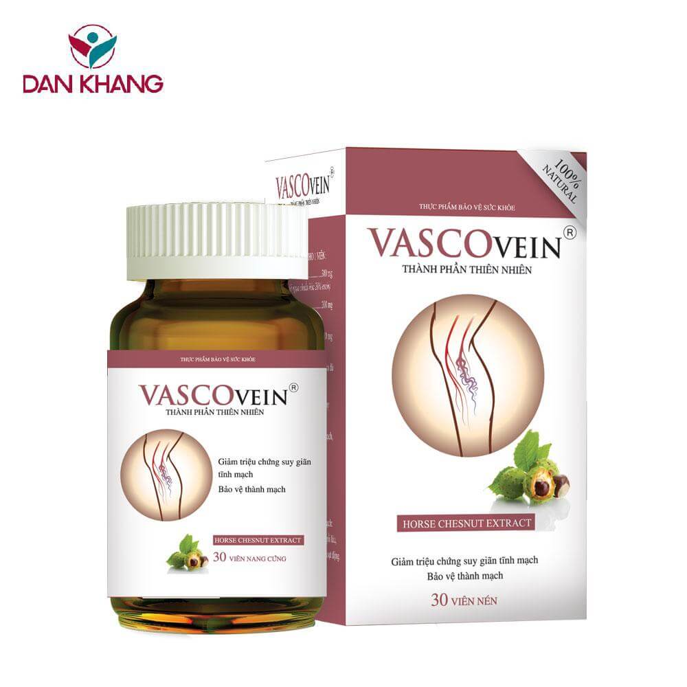 Viên uống Vascovein dành cho người bị suy giãn tĩnh mạch