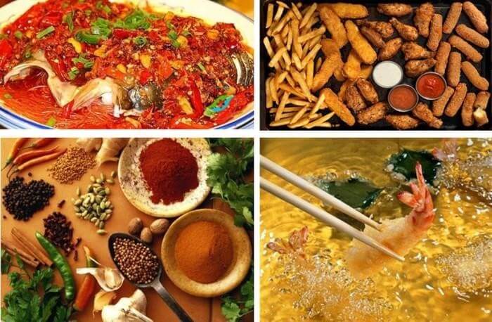 Không ăn thức ăn cay, chua, đồ chiên nhiều dầu mỡ khi đang điều trị viêm dạ  dày - Dân Khang Pharma