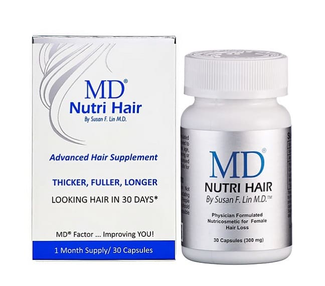 Thuốc uống MD Nutri Hair giúp điều trị rụng tóc một cách hiệu quả