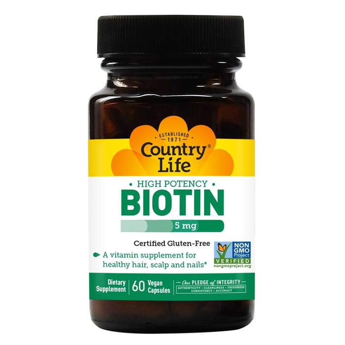 Thuốc kích thích mọc tóc Country Life Biotin