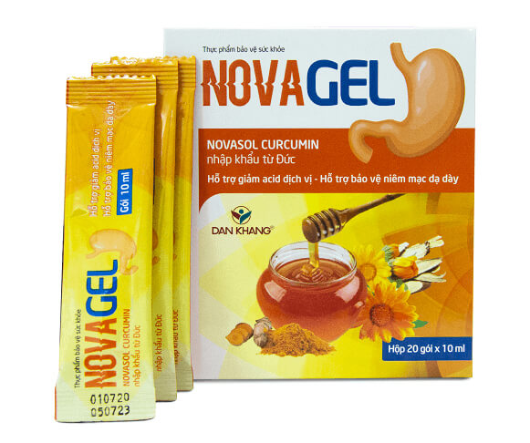 Sản phẩm Novagel hỗ trợ điều trị tình trạng đau dạ dày hiệu quả