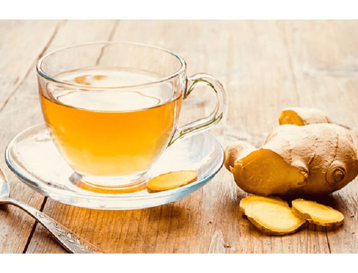Uống trà gừng ấm giúp cải thiện các triệu chứng của bệnh hiệu quả