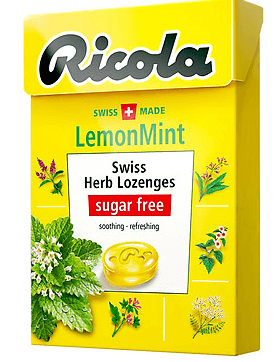 Viên ngậm tiêu đờm giảm ho Ricola Lemon Mint