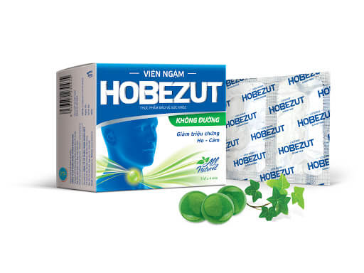 Viên ngậm HoBezut giúp giảm triệu chứng viêm họng