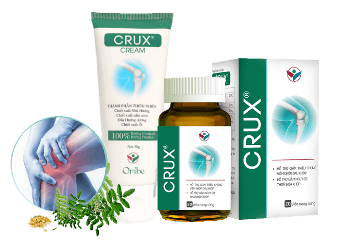 Bộ sản phẩm Crux – giải pháp cho người bị đau nhức, thoái hóa khớp