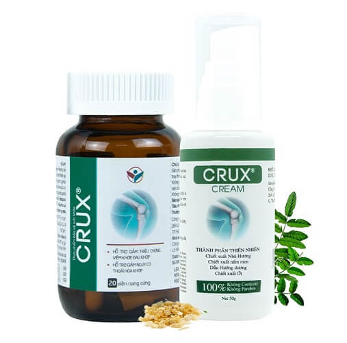 Crux hỗ trợ cải thiện tình trạng đau nhức xương khớp