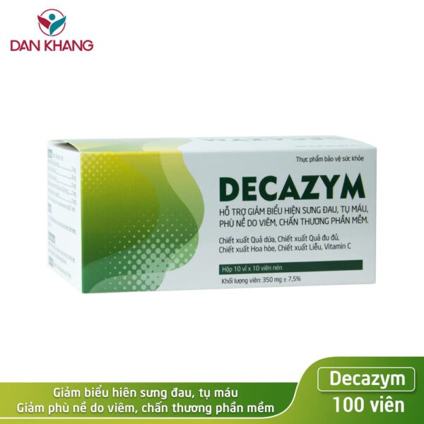 Sản phẩm viên uống Decazym