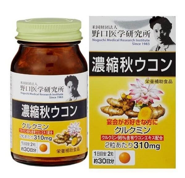 Viên uống nghệ hỗ trợ tiêu hóa Noguchi Aki Meiji Ukon