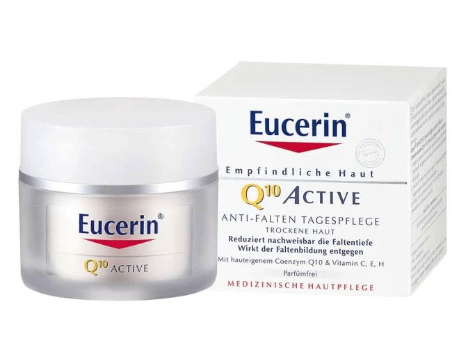 Kem dưỡng trắng da chống lão hóa ban ngày Eucerin Q10 Active Day Cream