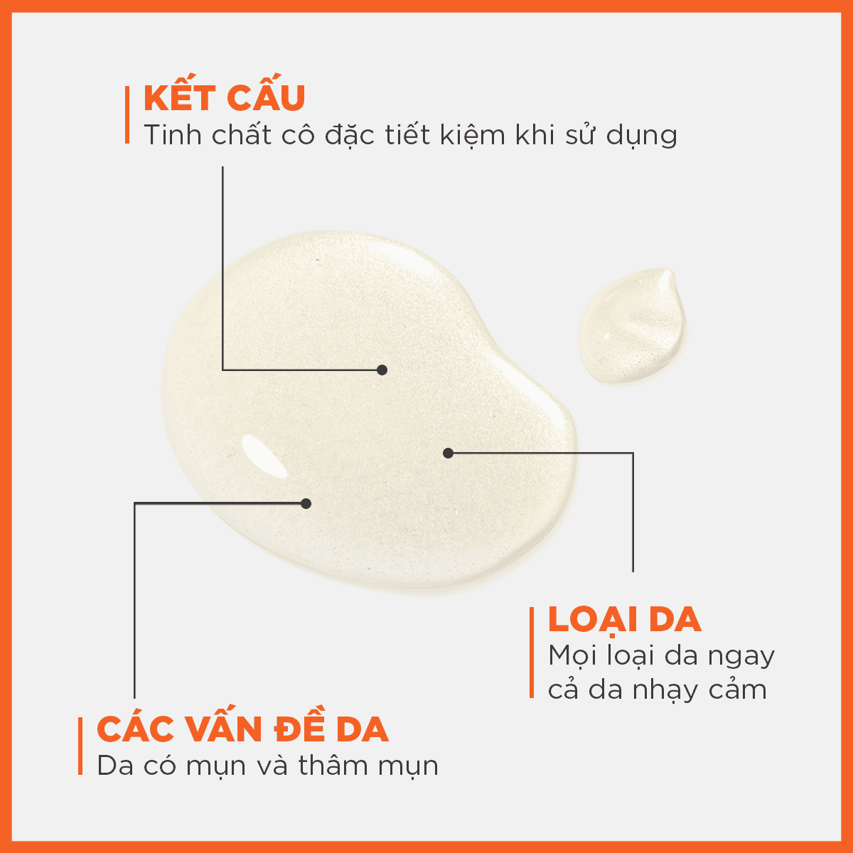 SERUM MỤN ORISS – Tràm trà giảm mụn giảm viêm, dưỡng sáng mờ thâm – 10ml