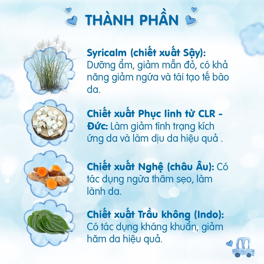 Kem em bé Oribebe - Kem Ngừa Hăm, Ngăn Ngừa Rôm Sảy Cho Bé Tuýp 30g.