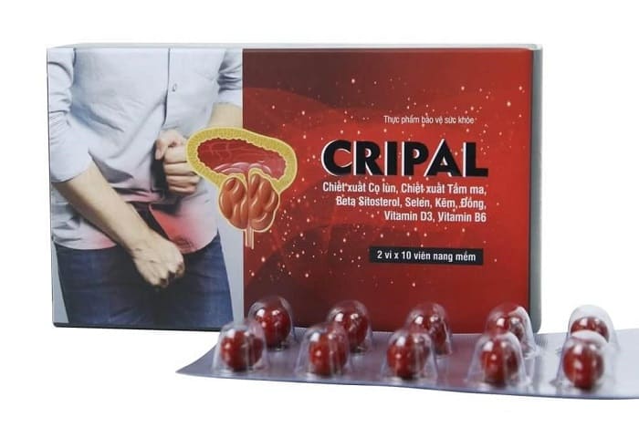 Viên uống Cripal giúp giảm các triệu chứng tiểu buốt, tiểu rắt hiệu quả
