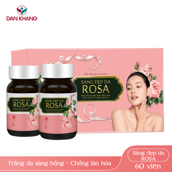 Viên uống Rosa giúp trắng hồng da và chống lão hóa da
