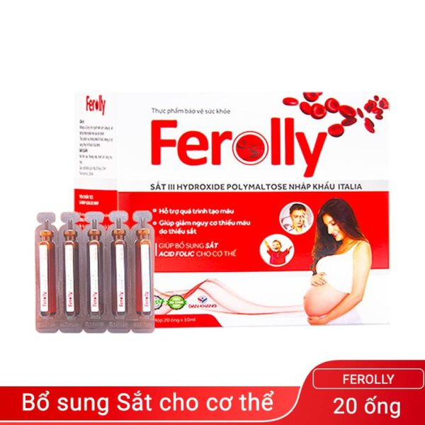 Sản phẩm Ferolly Giúp bổ sung sắt