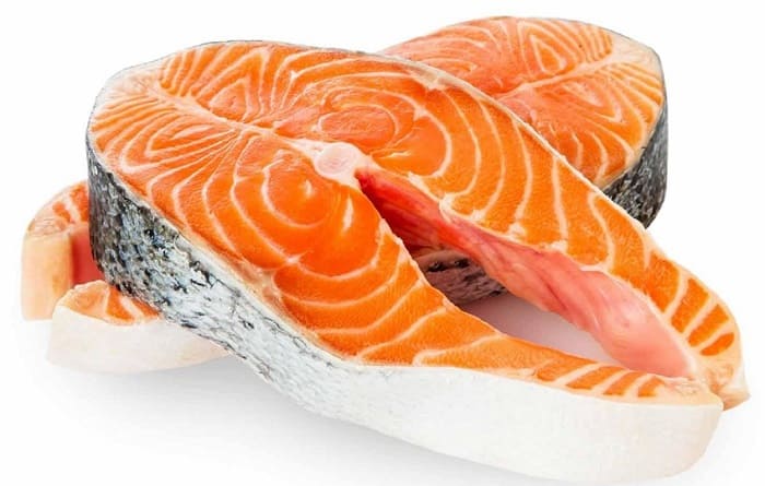 Cá hồi rất giàu omega - 3 tốt cho người bệnh