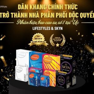 Dân Khang Pharma nhà phân phối độc quyền của nhãn hiệu LifeStyles trên toàn lãnh thổ Việt Nam