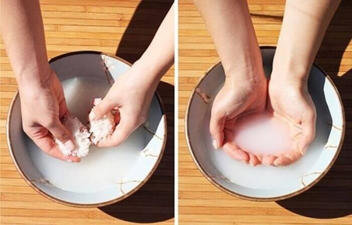 Hãy đảm bảo nước vo gạo của bạn sạch trước khi dùng rửa mặt