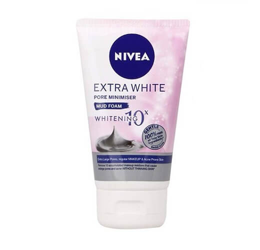 Sữa rửa mặt NIVEA Extra White Pore Minimiser Mud Foam