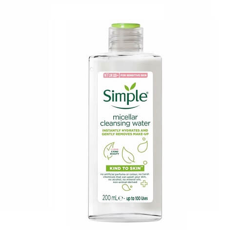 Nước tẩy trang cho da hỗn hợp Simple Micellar Cleansing Water Kind To Skin