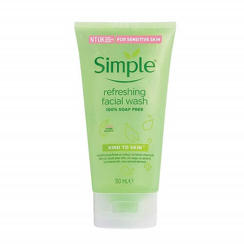 Sữa rửa mặt cho tuổi dậy thì Simple Kind To Skin Refreshing Facial Wash Gel