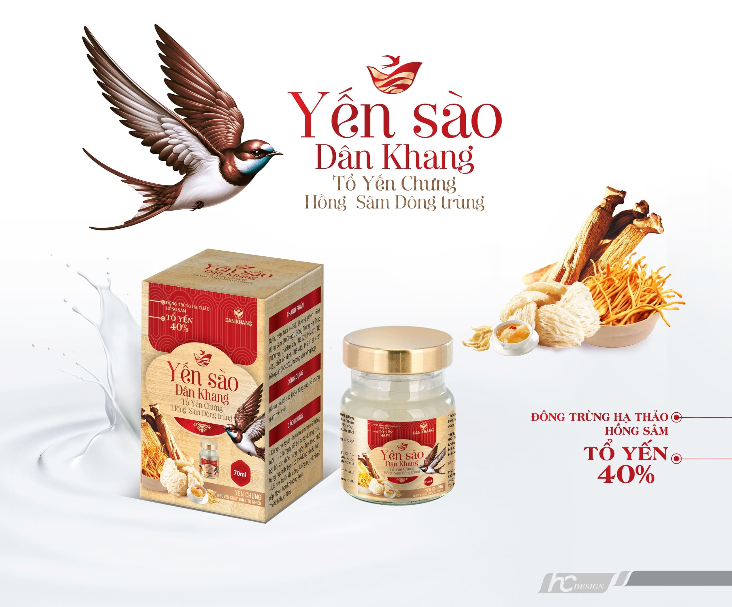 TỔ YẾN CHƯNG HỒNG SÂM - ĐÔNG TRÙNG