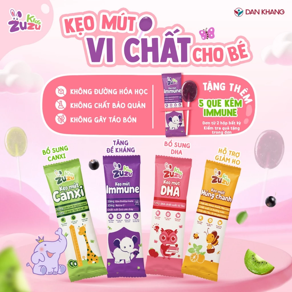 kẹo mút zuzukids